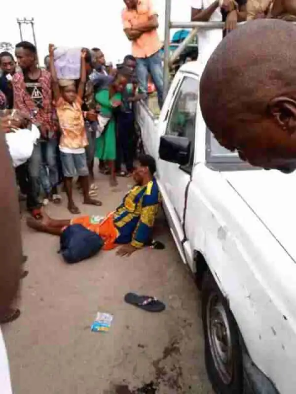 People in shock after woman allegedly gave birth to a tortoise at Eleme market, River State